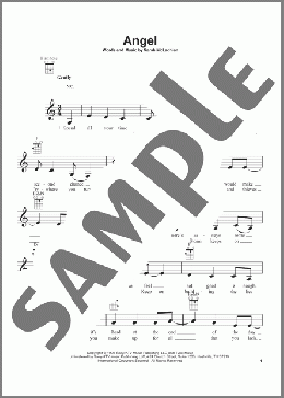 Angel(Sarah McLachlan) 楽譜 ウクレレ（弾き語り） ダウンロード