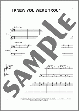 I Knew You Were Trouble(Taylor Swift) 楽譜 ピアノ（連弾） ダウンロード