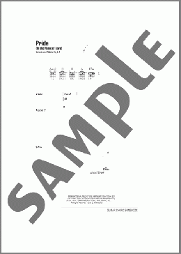 Pride (In The Name Of Love)(U2/Clivelles & Cole) 楽譜 ギター（コード） ダウンロード