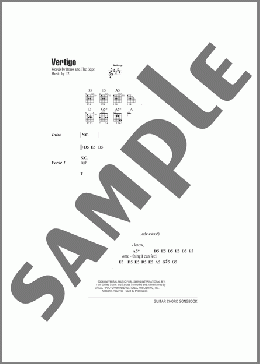 Vertigo(U2) 楽譜 ギター（コード） ダウンロード