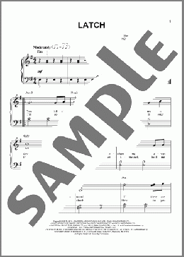 Latch(Sam Smith/Disclosure featuring Sam Smith) 楽譜 ピアノ（ソロ） ダウンロード