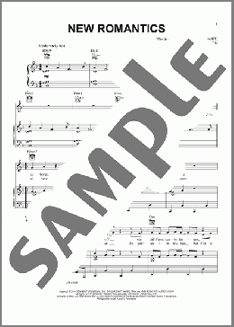 New Romantics(Taylor Swift) 楽譜 ピアノ & ボーカル & ギター ダウンロード