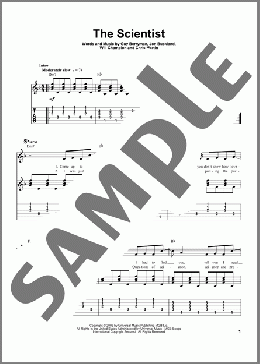 The Scientist(Coldplay) 楽譜 ギター（その他） ダウンロード