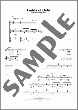 Fields Of Gold(Sting) 楽譜 ギター（その他） ダウンロード