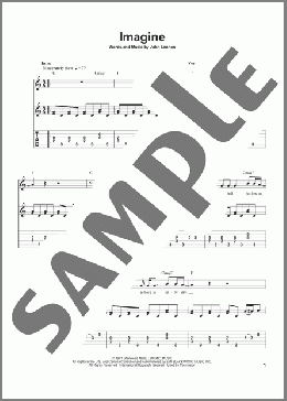 Imagine(John Lennon) 楽譜 ギター（その他） ダウンロード
