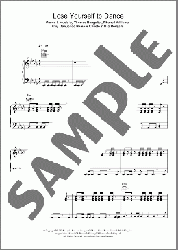Lose Yourself To Dance(Daft Punk) 楽譜 その他 ダウンロード