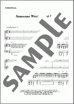 Someone Wrote That Song(Alan Menken/Craig Carnelia) 楽譜 ピアノ & ボーカル ダウンロード