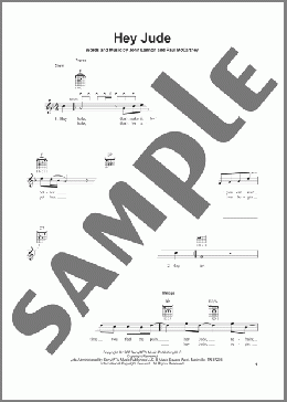 Hey Jude(The Beatles) 楽譜 メロディ ダウンロード