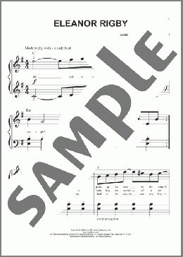 Eleanor Rigby(The Beatles) 楽譜 ピアノ（ソロ） ダウンロード