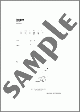 Imagine(John Lennon) 楽譜 ウクレレ（コード譜） ダウンロード