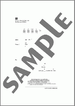 22(Taylor Swift) 楽譜 ギター（コード） ダウンロード