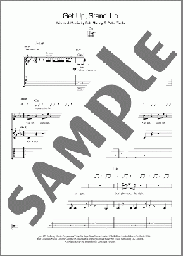 Get Up, Stand Up(Bob Marley) 楽譜 ギター（ソロ） ダウンロード