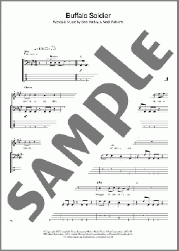 Buffalo Soldier(Bob Marley) 楽譜 ベース ダウンロード