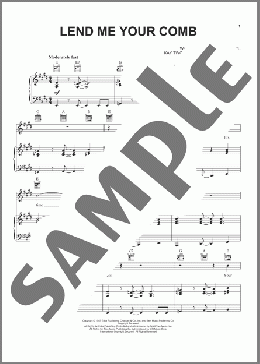Lend Me Your Comb(The Beatles/Carl Perkins) 楽譜 ピアノ & ボーカル & ギター ダウンロード