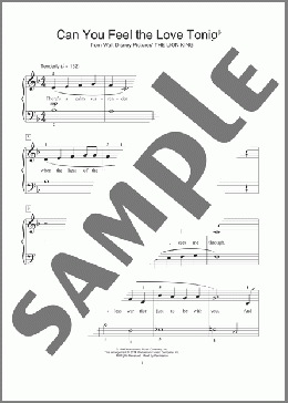 Can You Feel The Love Tonight (from The Lion King) (arr. Phillip Keveren)(Elton John) 楽譜 ピアノ（ソロ） ダウンロード