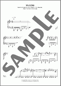 Invisible(U2) 楽譜 その他 ダウンロード