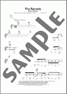 The Remedy (I Won't Worry)(Jason Mraz) 楽譜 ウクレレ（弾き語り） ダウンロード