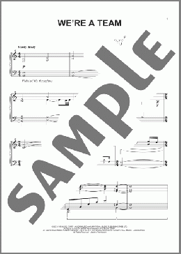 We're A Team(James Newton Howard/Jonny Buckland/Coldplay) 楽譜 ピアノ（ソロ） ダウンロード