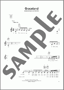 Graceland(Paul Simon) 楽譜 ウクレレ（弾き語り） ダウンロード
