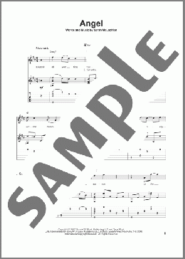Angel(Sarah McLachlan) 楽譜 ギター（その他） ダウンロード