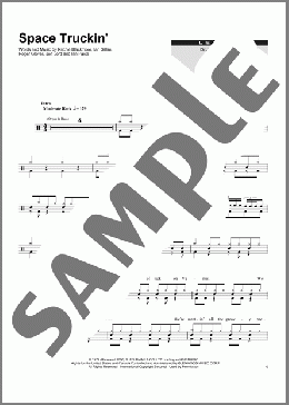Space Truckin'(Deep Purple) 楽譜 その他 ダウンロード