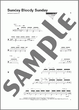 Sunday Bloody Sunday(U2) 楽譜 その他 ダウンロード