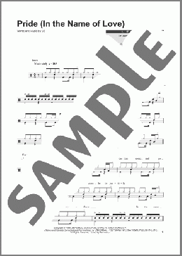 Pride (In The Name Of Love)(U2/Clivelles & Cole) 楽譜 その他 ダウンロード
