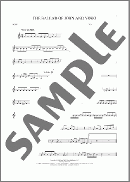 The Ballad Of John And Yoko(The Beatles) 楽譜 ホルンソロ ダウンロード