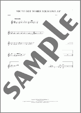 You've Got To Hide Your Love Away(The Beatles) 楽譜 オーボエ ダウンロード