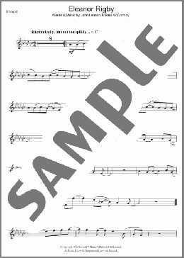 Eleanor Rigby(The Beatles) 楽譜 トランペット（ソロ） ダウンロード