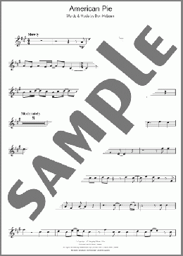 American Pie(Madonna/Don McLean) 楽譜 トランペット（ソロ） ダウンロード
