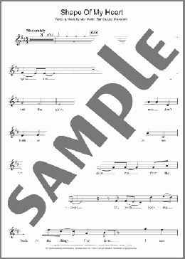 Shape Of My Heart(Backstreet Boys) 楽譜 バイオリン ダウンロード