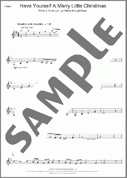 Have Yourself A Merry Little Christmas(Frank Sinatra) 楽譜 クラリネット ダウンロード