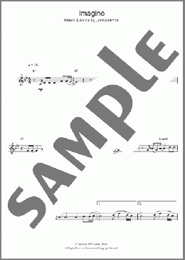 Imagine(John Lennon) 楽譜 クラリネット ダウンロード