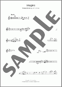 Imagine(John Lennon) 楽譜 フルート ダウンロード