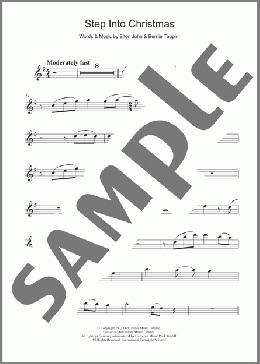 Step Into Christmas(Elton John) 楽譜 クラリネット ダウンロード