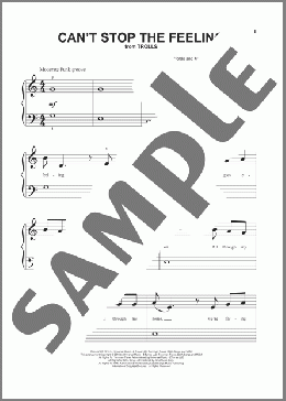 Can't Stop The Feeling(Justin Timberlake) 楽譜 その他 ダウンロード