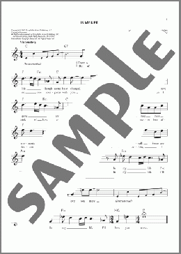 In My Life(The Beatles) 楽譜 その他 ダウンロード