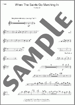 When The Saints Go Marching In(Louis Armstrong) 楽譜 フルート ダウンロード