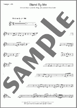 Stand By Me(Ben E. King) 楽譜 トランペット（ソロ） ダウンロード