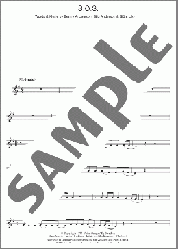 S.O.S.(ABBA) 楽譜 クラリネット ダウンロード