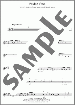 Voulez Vous(ABBA) 楽譜 バイオリン ダウンロード