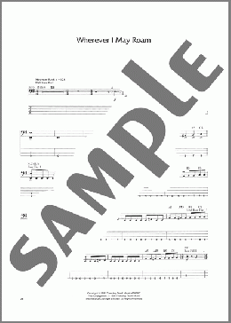 Wherever I May Roam(Metallica/Danny Gill) 楽譜 ベース ダウンロード
