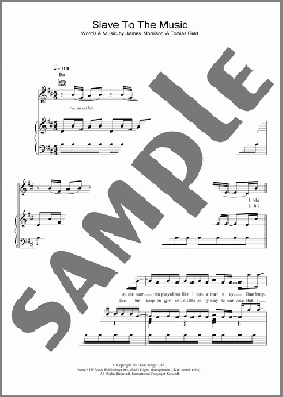 Slave To The Music(James Morrison) 楽譜 その他 ダウンロード