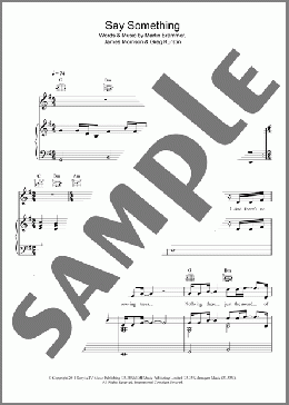 Say Something Now(James Morrison) 楽譜 その他 ダウンロード