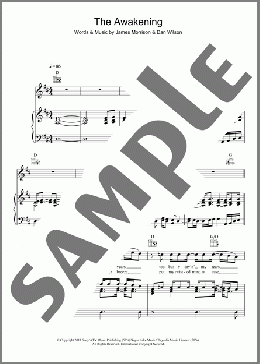 The Awakening(James Morrison) 楽譜 その他 ダウンロード