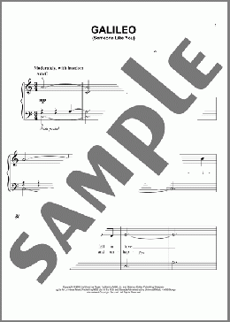 Galileo (Someone Like You)(Josh Groban) 楽譜 ピアノ（ソロ） ダウンロード
