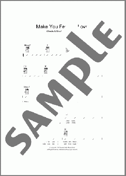 Make You Feel My Love(Bob Dylan/Adele) 楽譜 ウクレレ（弾き語り） ダウンロード