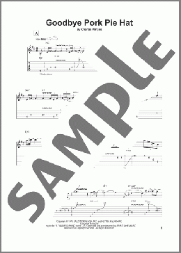 Goodbye Pork Pie Hat(Jeff Beck/Charles Mingus) 楽譜 ギタースコア ダウンロード