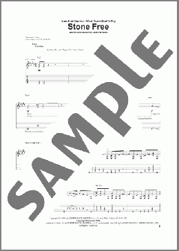 Stone Free(Jimi Hendrix) 楽譜 ギター（ソロ） ダウンロード